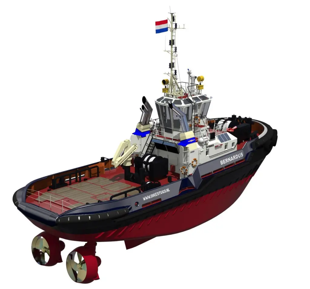 The Damen ASD 2810 Hybrid will be customised for Iskes