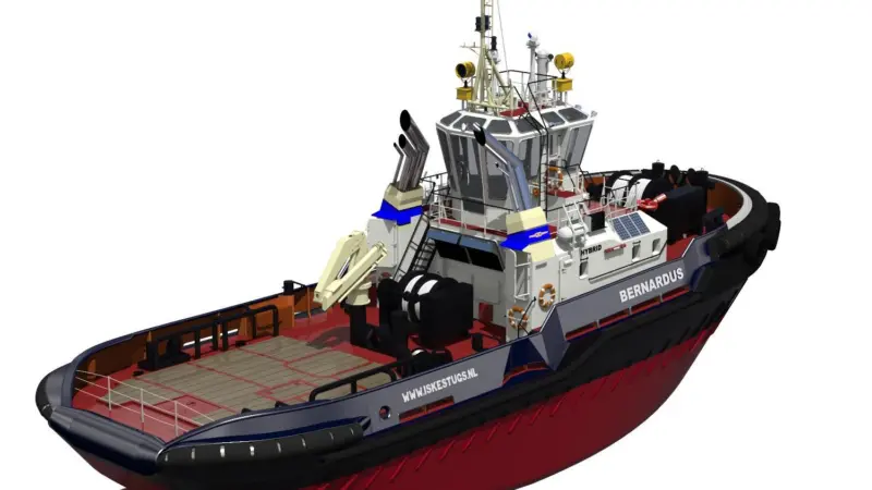 The Damen ASD 2810 Hybrid will be customised for Iskes