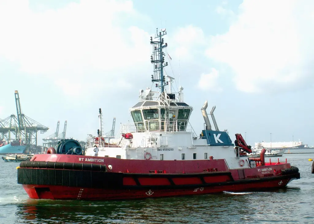 The Rotor Tug RT Ambition sailed from Singapore to Bremerhaven under its own power