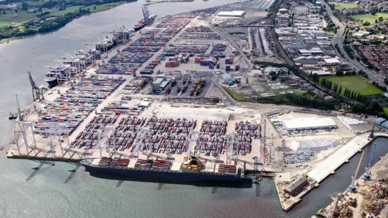 An artist’s impression of the redeveloped container berths 201 and 2012 at ABP’s Port of Southampton