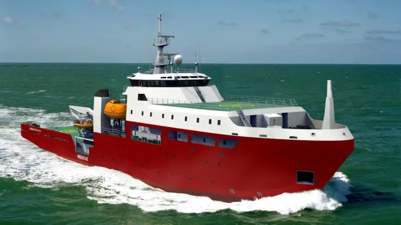 Damen has concluded its 11 vessel contract with a Rescue Gear ship for DMS Maritime