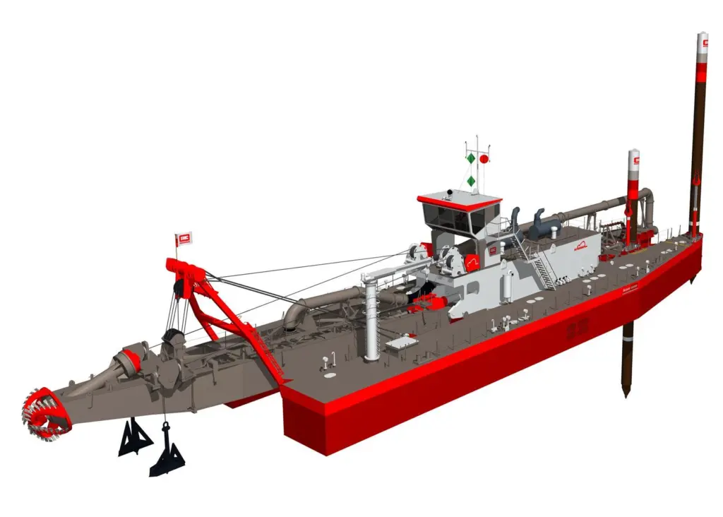 The design of the IHC Beaver 65 DDSP is based on the experience of developing six previous generations and 50 years of building standard cutter dredgers in the 650mm class