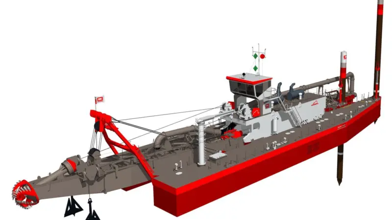 The design of the IHC Beaver 65 DDSP is based on the experience of developing six previous generations and 50 years of building standard cutter dredgers in the 650mm class