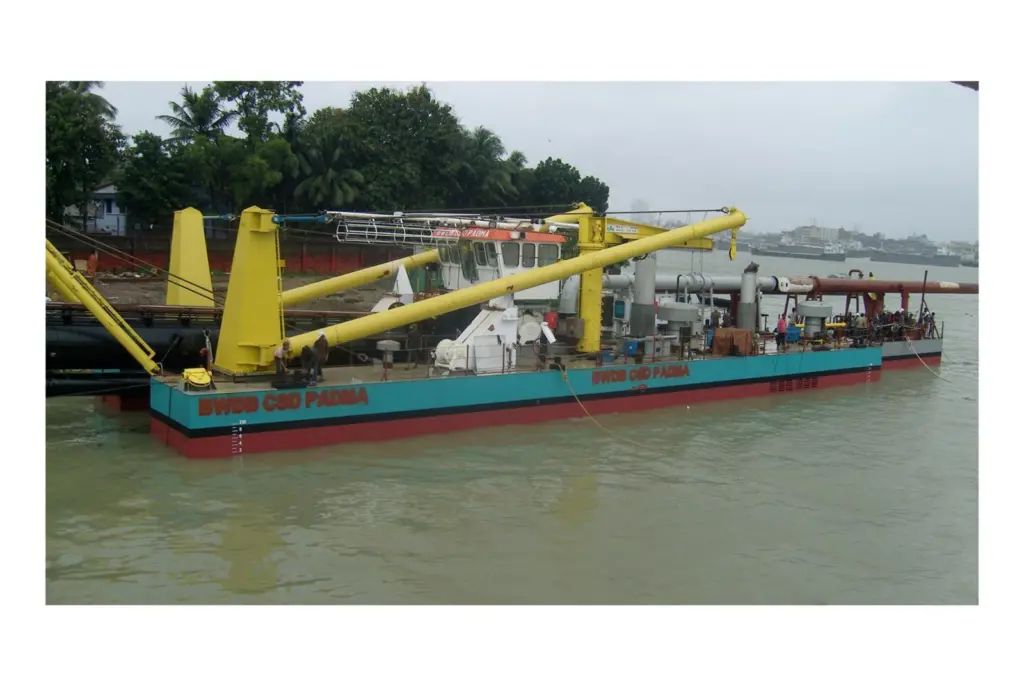 Both of the larger dredges were delivered in mid-2012. Photo: Cummins Marine