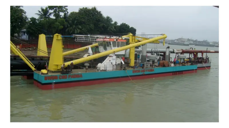 Both of the larger dredges were delivered in mid-2012. Photo: Cummins Marine