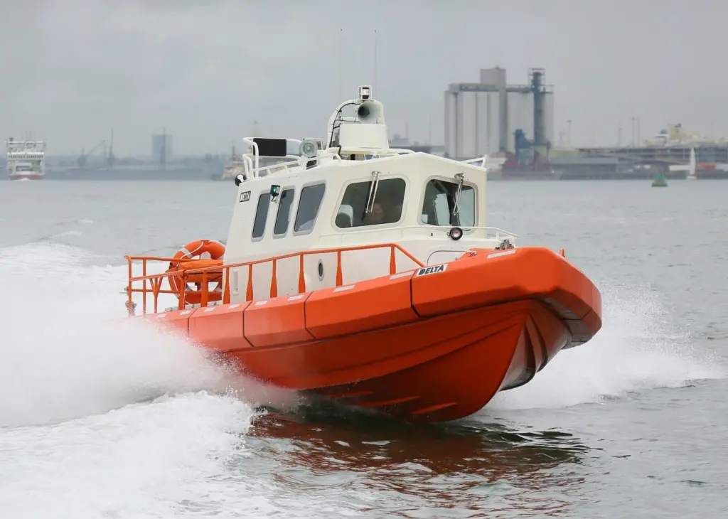 The first Vroon Delta RIB was tested in Southampton water