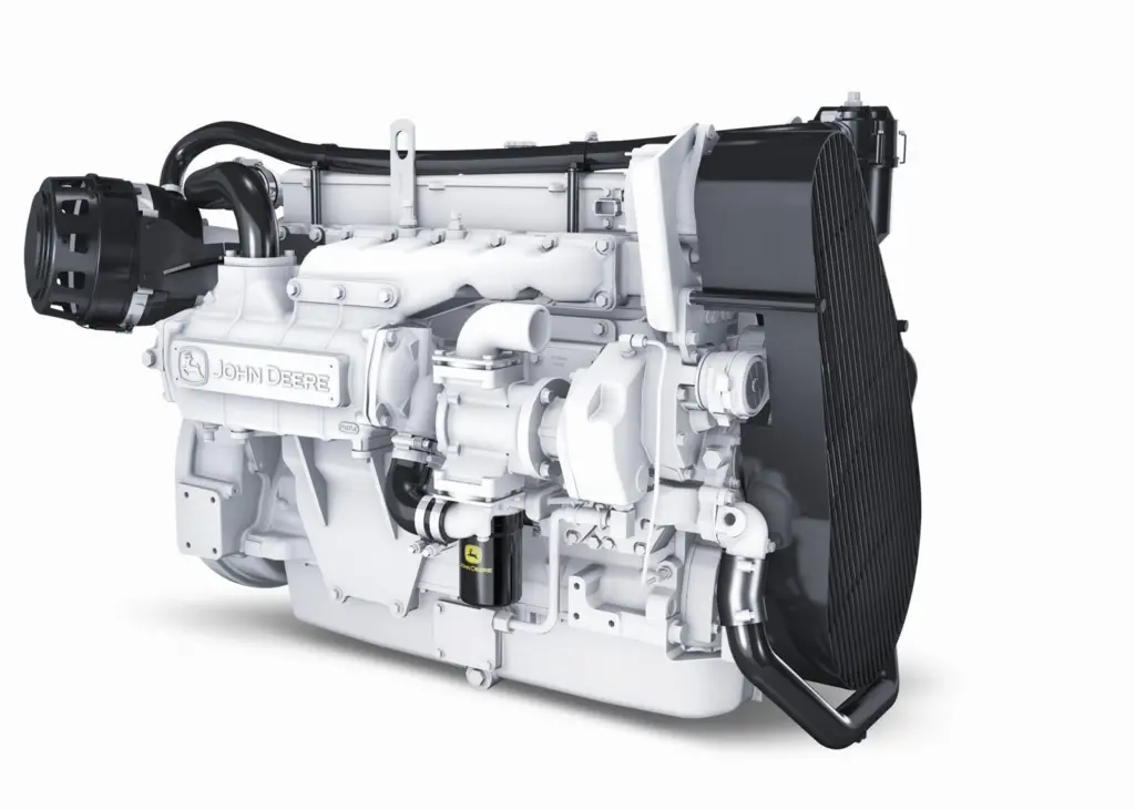 The PowerTech 6068SFM85 engine will feature high pressure common rail fuel systems, four valves per cylinder and low temperature aftercoolers