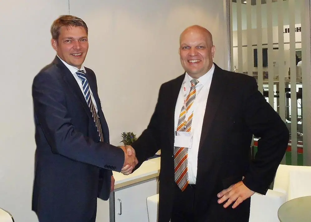 Jörg Tollmien and Carsten Löhmer announced the partnership at this year's SMM