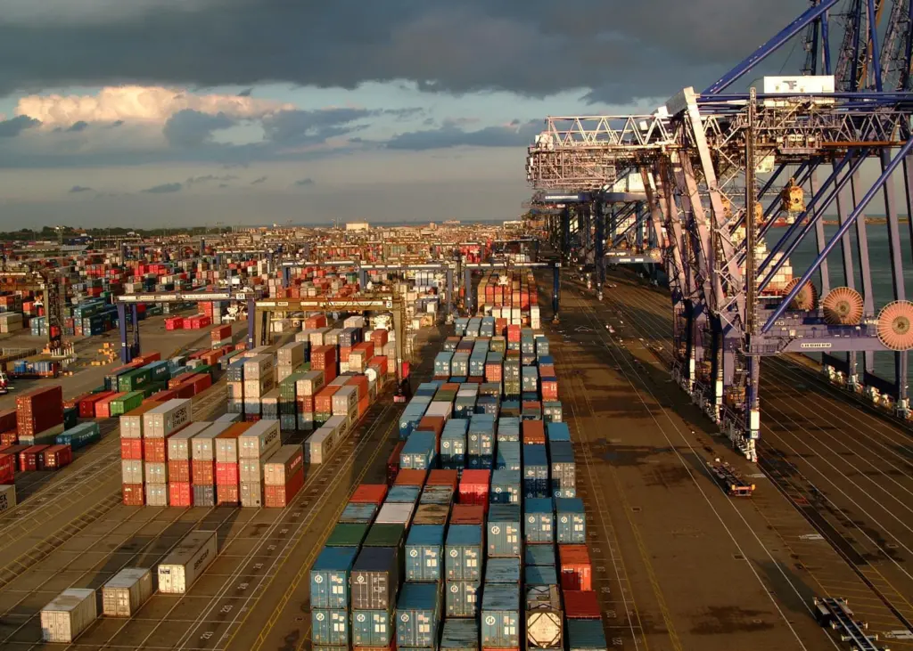 Shipping moves 95% of the UK’s international trade. Photo courtesy Port of Felixstowe