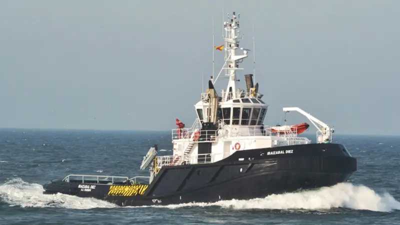 Izbaizabal Once is one of a pair of powerful Voith tractor tugs completed by Armon