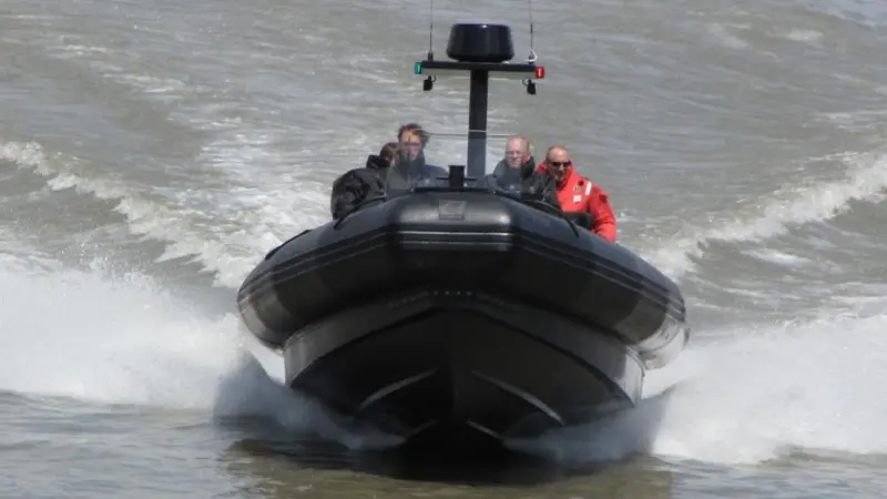 A 9.4m Zodiac Hurricane MACH II will be on the pontoons at Seawork 2013