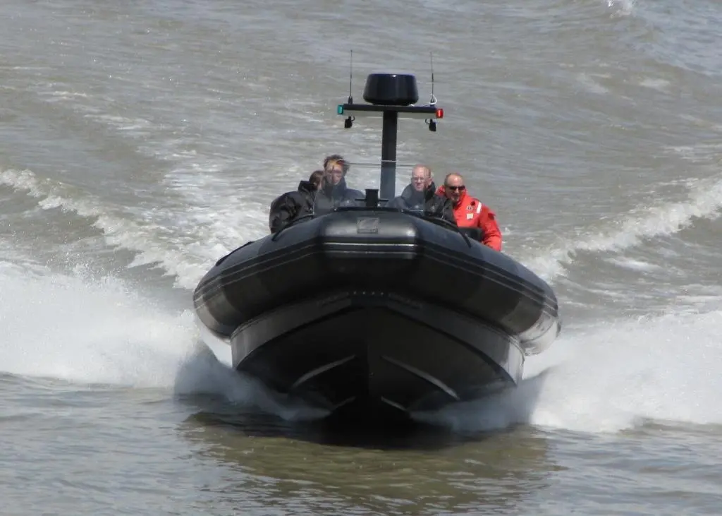 A 9.4m Zodiac Hurricane MACH II will be on the pontoons at Seawork 2013
