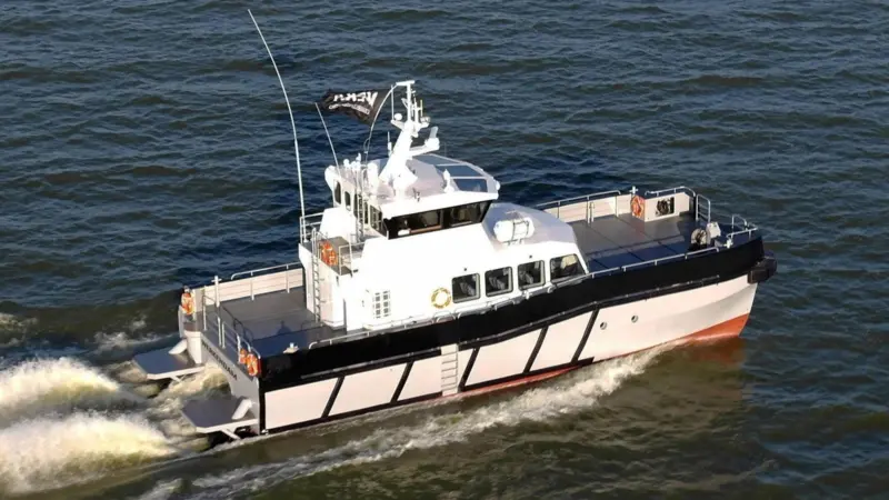 A VEKA multi-purpose catamaran designed by BMT Nigel Gee