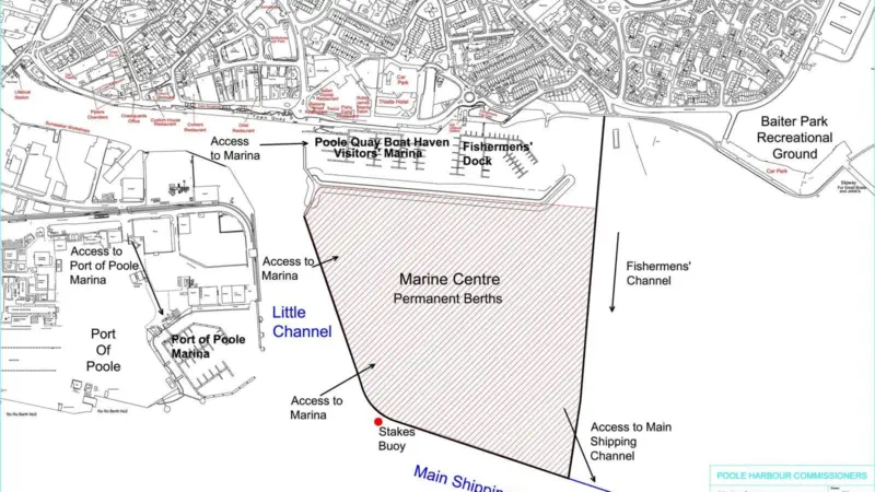 PHC's drawing of the proposed Marine Centre