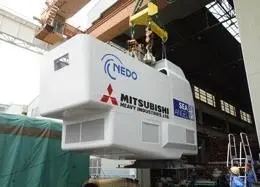 MHI’s hydraulic drive train system Photo: MHI