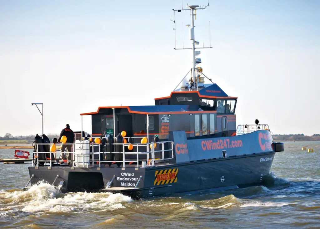 Cwind has taken delivery of its latest windfarm support vessel