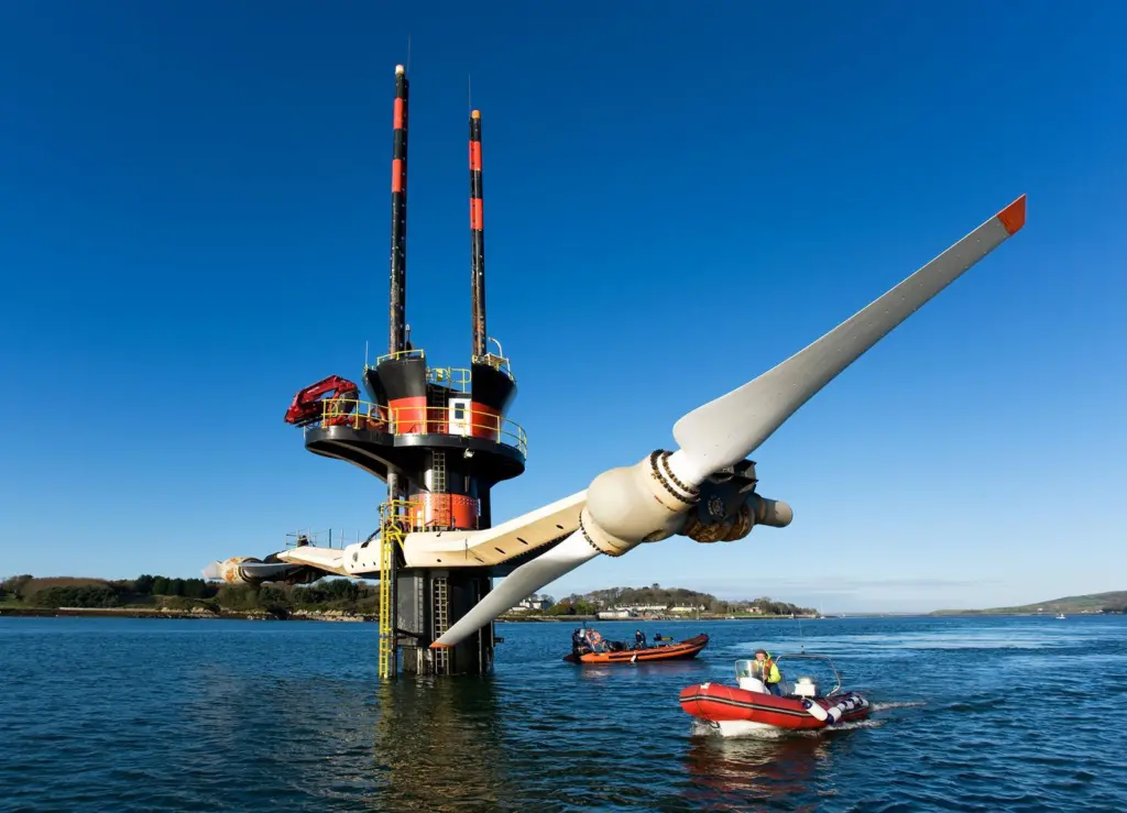 The Bristol Channel is particularly suited for tidal stream devices (Marine Current Turbines)