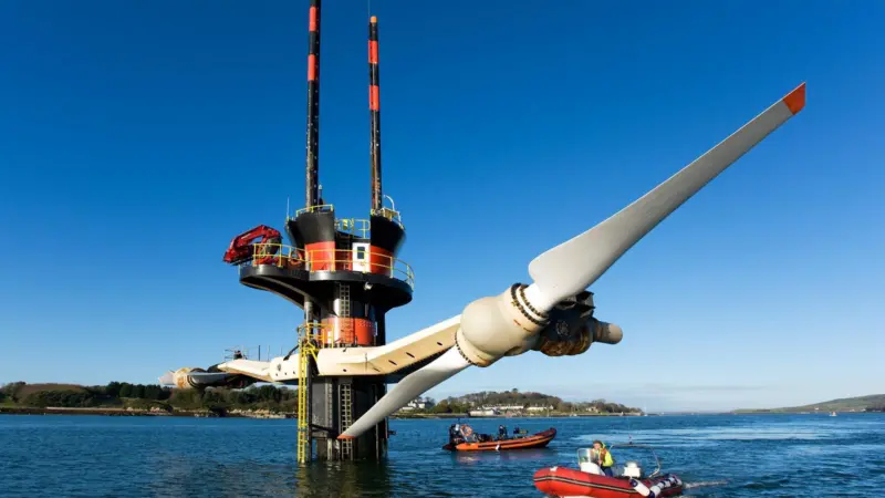 The Bristol Channel is particularly suited for tidal stream devices (Marine Current Turbines)