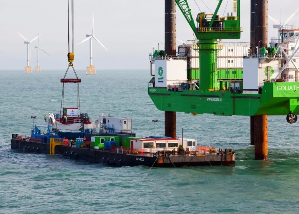 Testing the motion compensated supply methodology within the Rentel windfarm concession zone in the Belgian North Sea