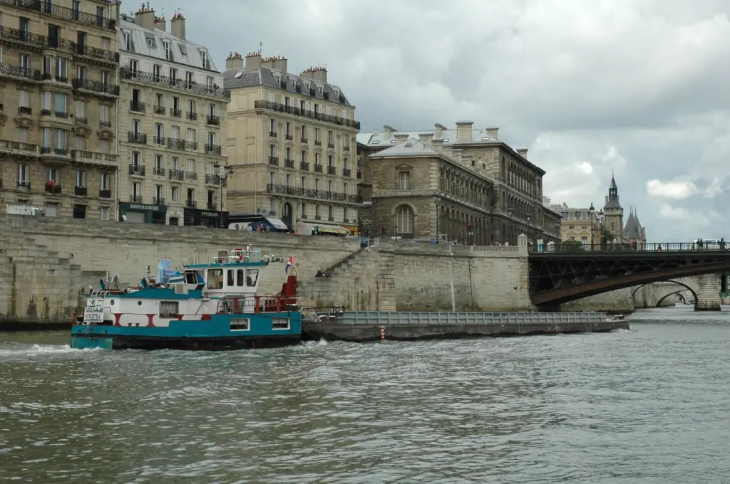 Barges are gaining in popularity as they provide eco-friendly logistics in city centres. Photo: P Mulligan