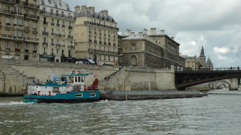 Barges are gaining in popularity as they provide eco-friendly logistics in city centres. Photo: P Mulligan
