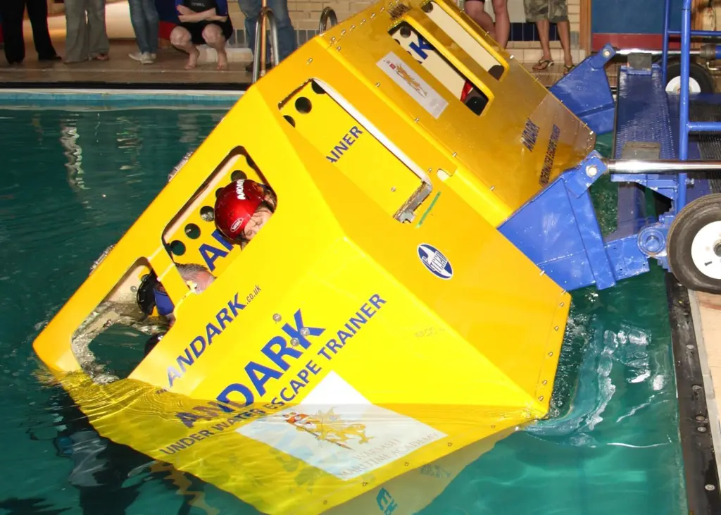 Capsize training gives crew important survival knowledge