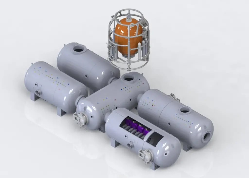 The Russian 12 man saturation diving system to be supplied by Divex