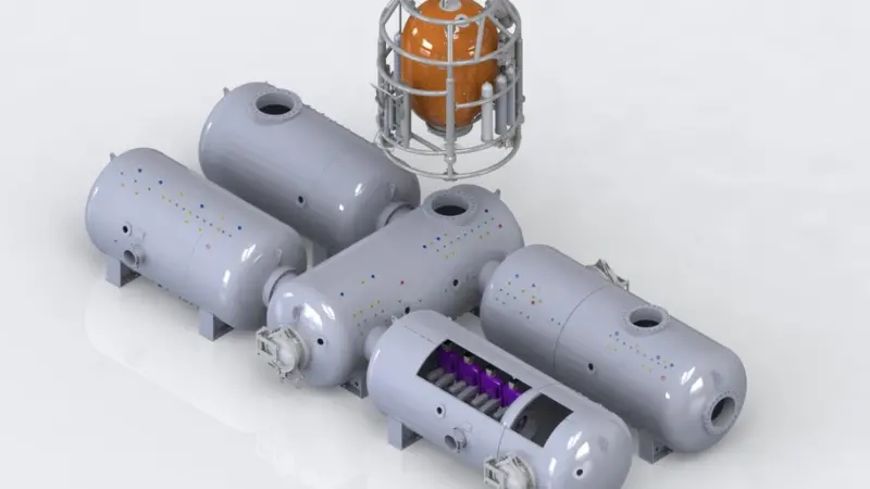 The Russian 12 man saturation diving system to be supplied by Divex
