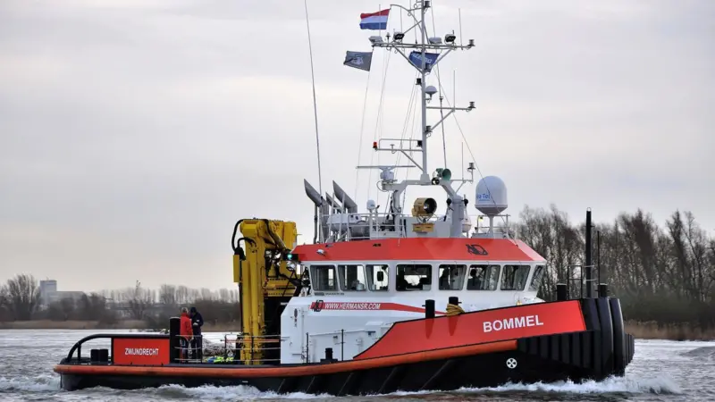 Bommel is the first of the new Shoalbuster 2510 design.  (photo courtesy Lekko)