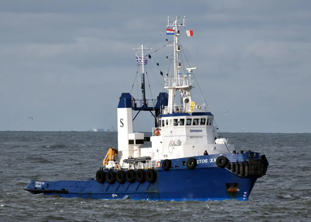 Christos XXII was saved from sinking in Torbay. Photo courtesy Lekko