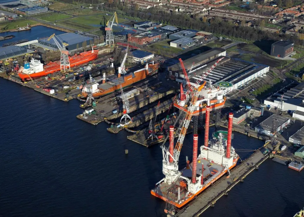 Shipdock operates ship repair facilities in Amsterdam and Harlingen