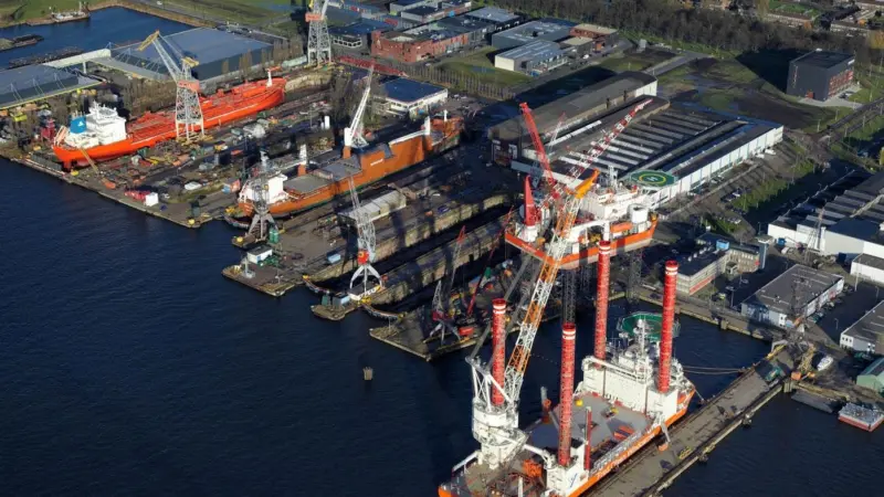 Shipdock operates ship repair facilities in Amsterdam and Harlingen
