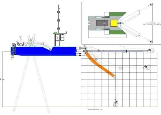 The MarinaMaster 8000 has been designed for precision dredging in marinas and waterways