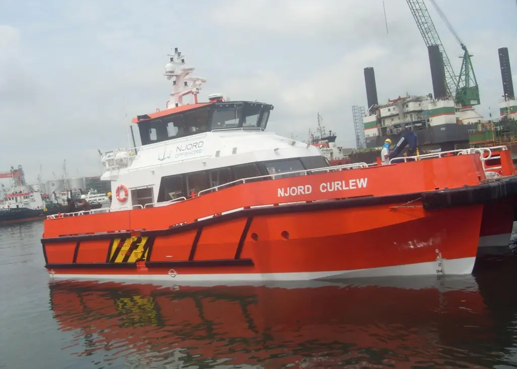 Njord Curlew is the third in a series of eight vessels for Njord Offshore