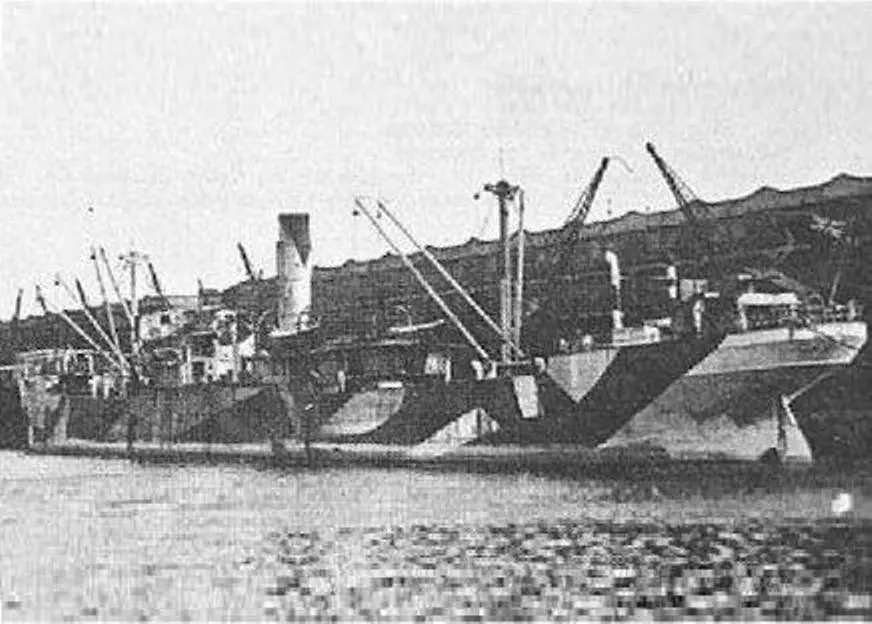 The sister ship to the Alum Chine, the ‘Baron Ardrossan’ was also built in yard 384 at Port of Glasgow