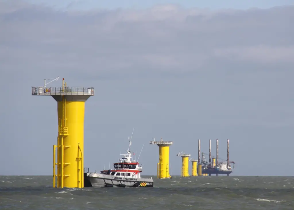 The UK saw the largest number of turbines installed in Europe in 2012 accounting for 73% of the total (Peter Barker)