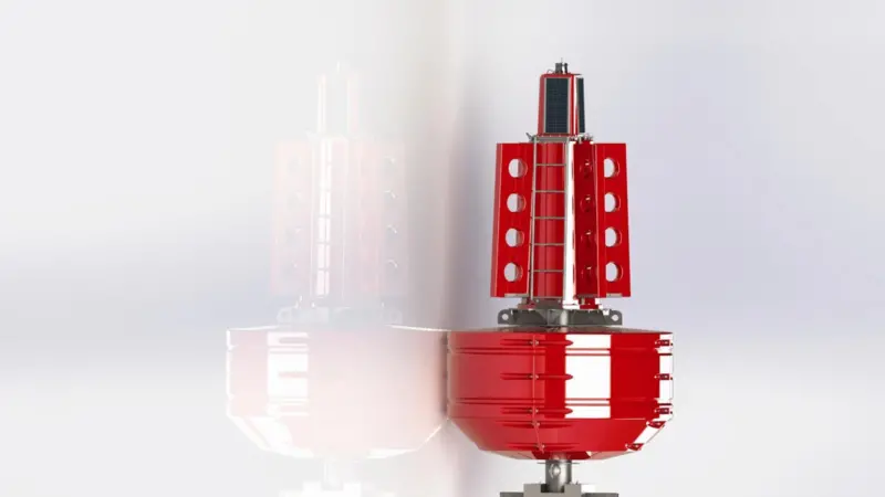 The Trident-2600 can be supplied with Sealite LED lanterns and monitoring configurations such as AIS or GSM