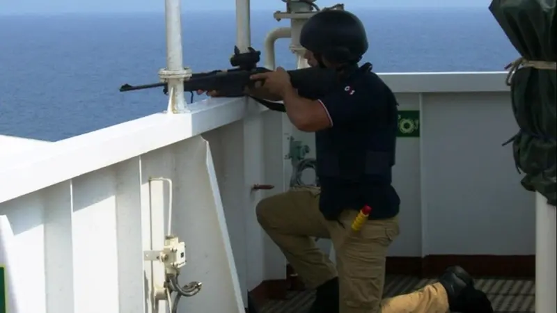 Maritime Security Officers need to be disciplined and able to work in high risk situations