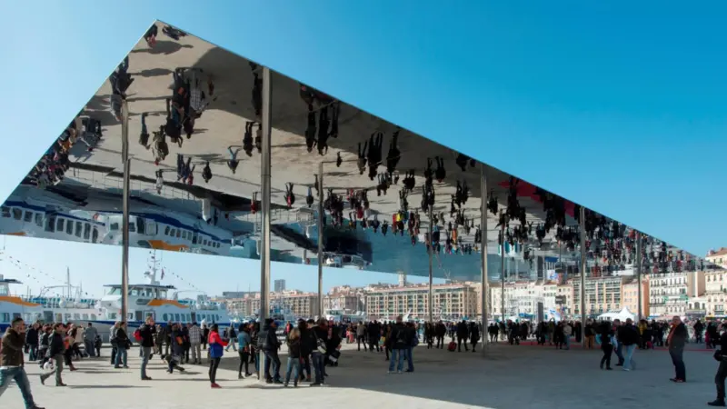The new events pavilion measures 46m by 22m. Photo: Nigel Young Foster and Partners
