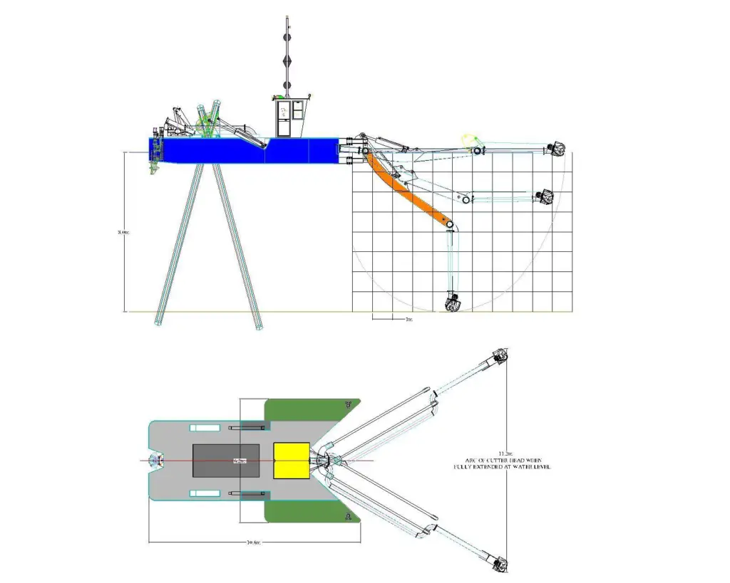 The very first Marina Master dredger will be on the pontoons