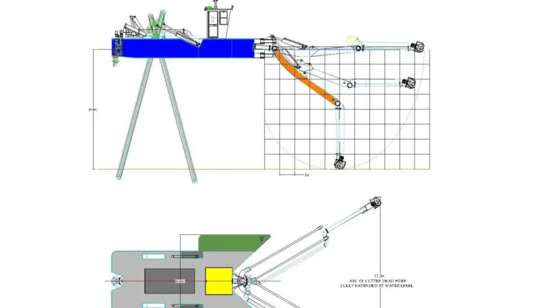 The very first Marina Master dredger will be on the pontoons