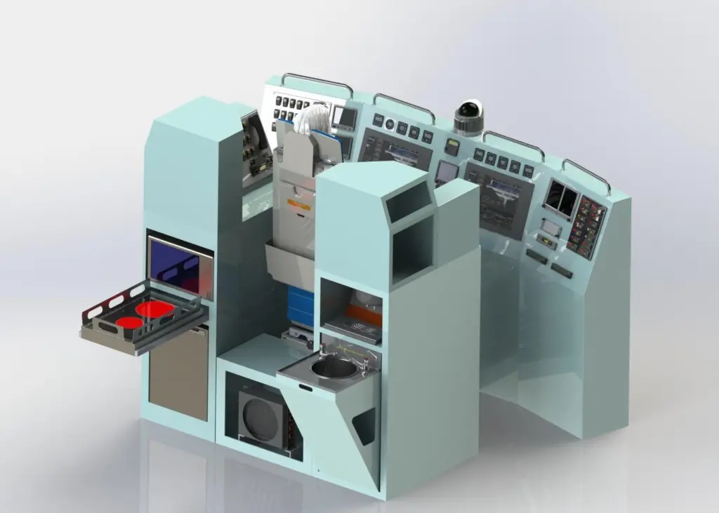 The Sea-Ka-no combined modular galley and bridge unit
