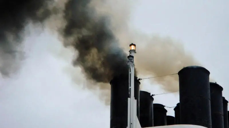 The Second IMO GHG Study 2009 estimated that international shipping emitted 870 million tonnes of global man-made CO2 in 2007
