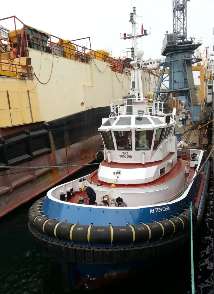 Ayten Cebi is a MacDuff 23m DOT tug built by Torgem in Tuzla