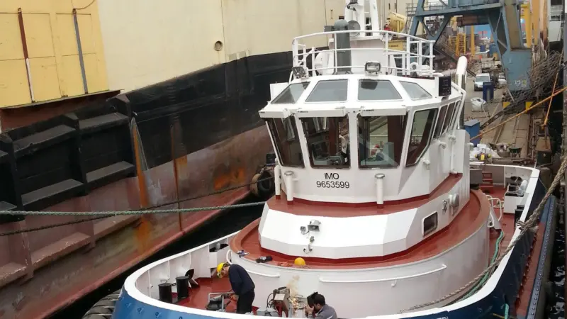 Ayten Cebi is a MacDuff 23m DOT tug built by Torgem in Tuzla