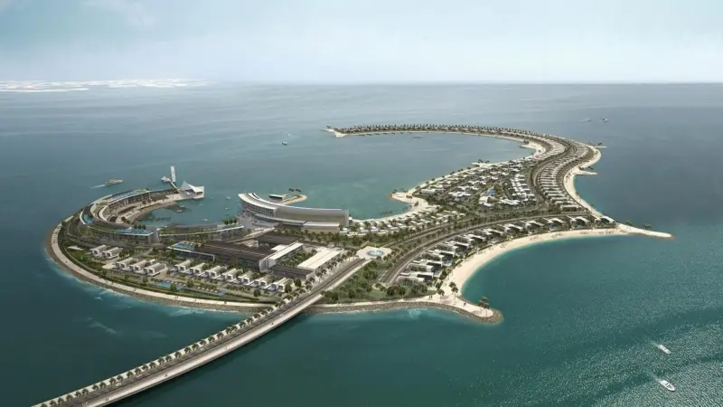 Van Oord has been contracted to build Jumana Island in Dubai