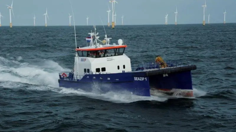 A high degree of stability make the FCS 2610s a good choice for the rough weather conditions they will encounter in the North Sea