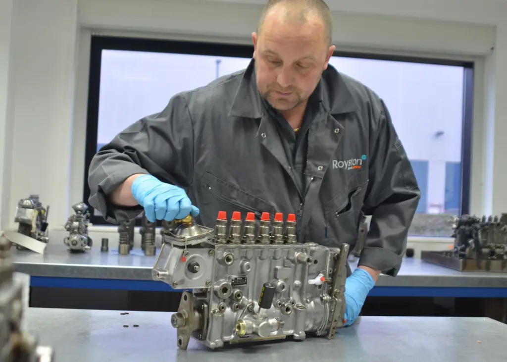 Fuel injectors are overhauled at Royston Ltd
