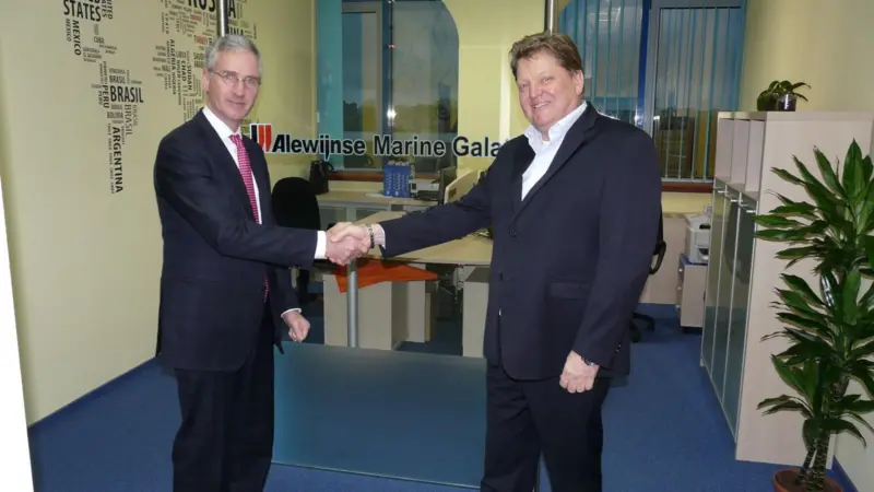 Alewijnse CEO Dick Alewijnse (left) and Pieter Smit, General Manager of AMG