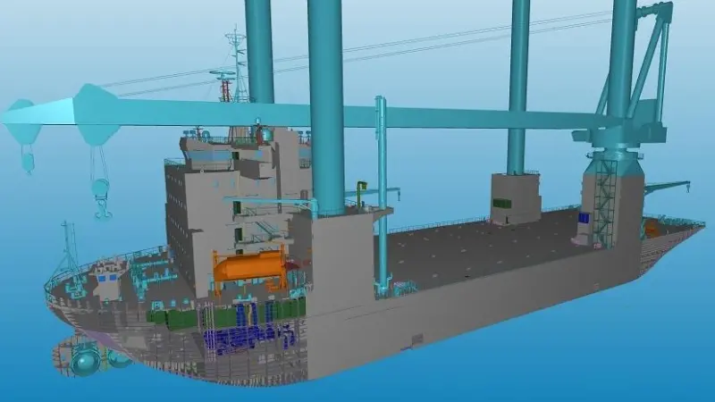The vessel has been designed for use near the coast in offshore windfarms